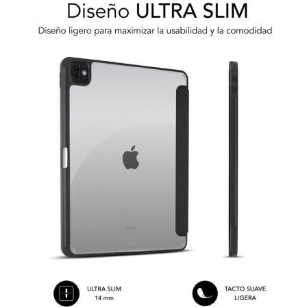 Subblim Funda Clear Shock Case para iPad Pro 13 pulgadas M4 7ª Generación Negro